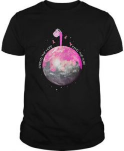 Breast Cancer Earth - Spread The Hope Find The Cure t shirt