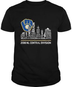 Brewers - 2018 NL Central Division t shirt