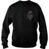 Dachshund in pocket sweatshirt