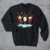 Glasses wine christmas Longsleeve sweatshirt