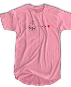 Handgun Hearts t shirt