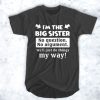 I'm The Big Sister No Question No Argument t shirt