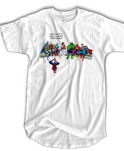 Jesus and heroes and that's how I saved the world t shirt