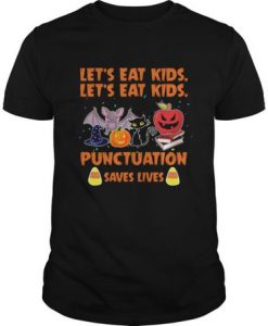 Let's Eat Kids Punctuation t shirt