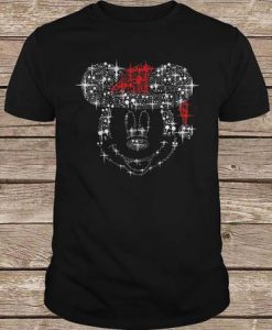 Mickey Mouse Rhinestone Christmas t shirt