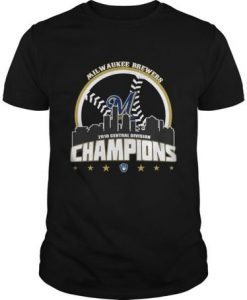 Milwaukee Brewers 2018 Central Division Champions t shirt