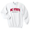 NC State University sweatshirt