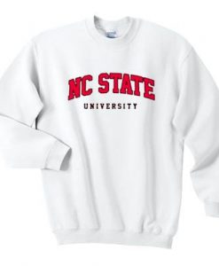 NC State University sweatshirt