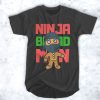 Ninja bread man t shirt