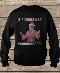 Official Ric Flair It's Christmas Wooo sweatshirt
