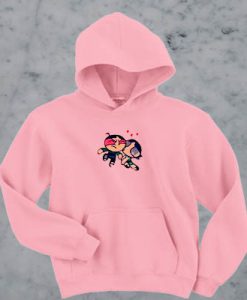 Powerpuff Girl Buttercup Kiss hoodie