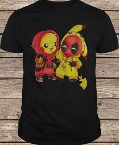 Ryan Reynolds Pikachu Deadpool t shirt