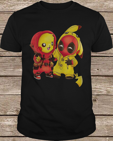 Ryan Reynolds Pikachu Deadpool t shirt