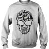 Skull Cat Halloween sweatshirt