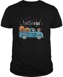 Snoopy Pumpkin - Hello Fall t shirt