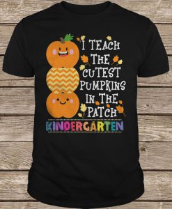 The Cutest Pumpkin In The Patch Kindergarten t shirt