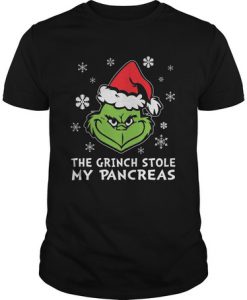 The Grinch Stole My Pancreas t shirt