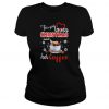 This girl loves christmas and her coffee t shirt