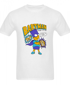 1990 bootleg Bart Simpson Bartman t shirt