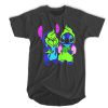 Baby Grinch and Stitch t shirt