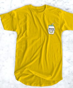 Banana Milk Pocket Logo t shirt