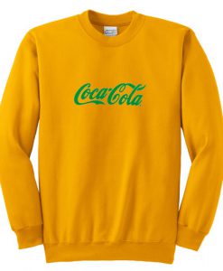 Coca-Cola yellow sweatshirt