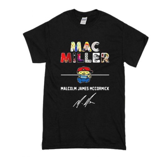 Mac Miller malcolm james mccormick t shirt