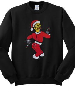Six Simpsons Christmas sweatshirt