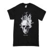 Skull Don't panic t shirt