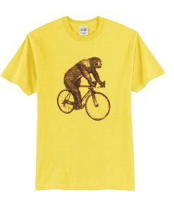 Sloth on a Bike t shirt