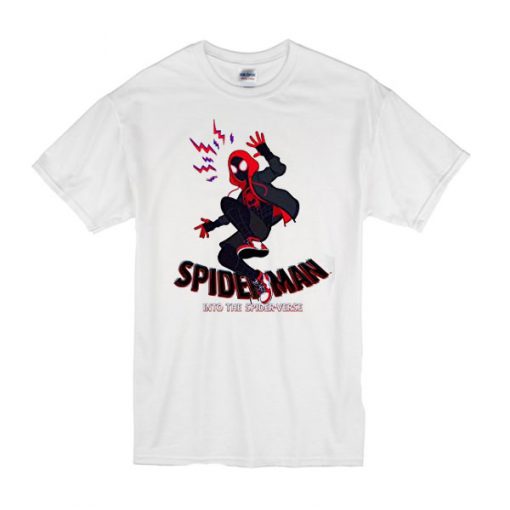 Spider Man Into The Spider Verse t shirt