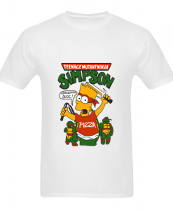 Teenage Mutant Ninja Simpson t shirt