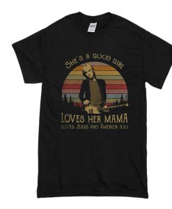 Tom Petty She’s a good girl loves her mama loves Jesus and America too vintage t shirt