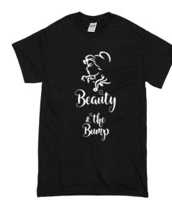 beauty and the bump t shirt