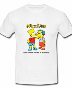 neck deep simpsons shirt