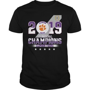 2019 Clemson Tigers CFP national champions Clemson Tigers t shirt