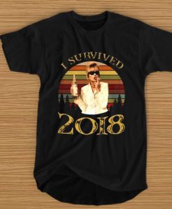 Absolutely Fabulous I survived 2018 vintage t shirt