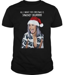 All I Want For Christmas Is Shmoney Okurrrrr santa christmas t shirt