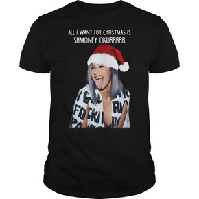 All I Want For Christmas Is Shmoney Okurrrrr santa christmas t shirt