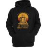 Buddha in mostly peace love and light a little go fuck yourself hoodie