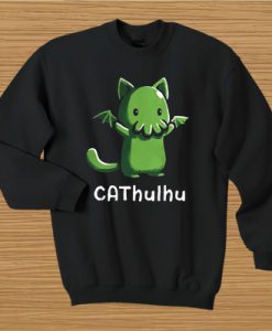 Cathulhu funny sweatshirt