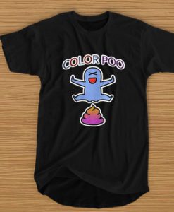 Color poo t shirt