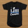 Cowboys LII super bowl champions t shirt