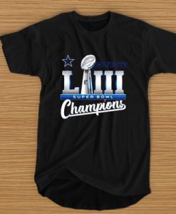 Cowboys LII super bowl champions t shirt