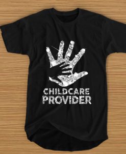 Diamond glitter Childcare Provider t shirt