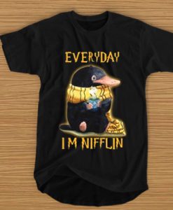 Fantastic Beasts Niffler everyday I'm Nifflin t shirt