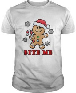 Gingerbread Man - Bite Me t shirt