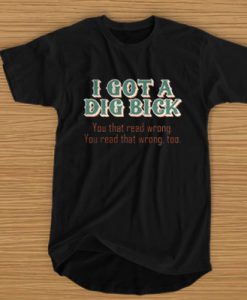 I got a big dick you that read wrong t shirt