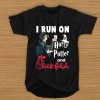 I run on Harry Potter and ChickfilA t shirt