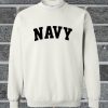 Navy Font sweatshirt